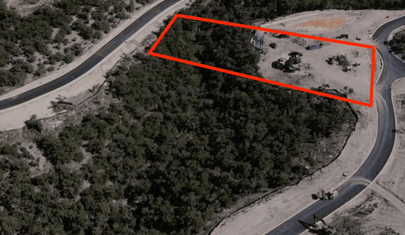 Lot 2 — 3620 Serene Hills Pass — lot boundary