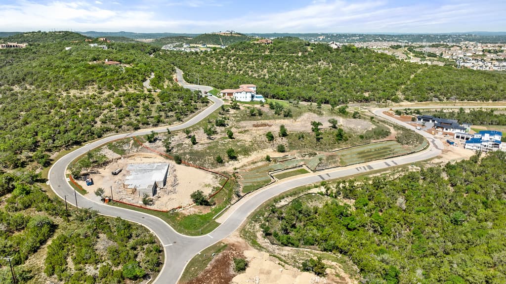 Lot 17 — 3600 Madrone Canyon Drive — aerial